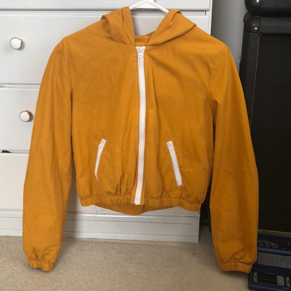 Yellow Forever 21 jacket